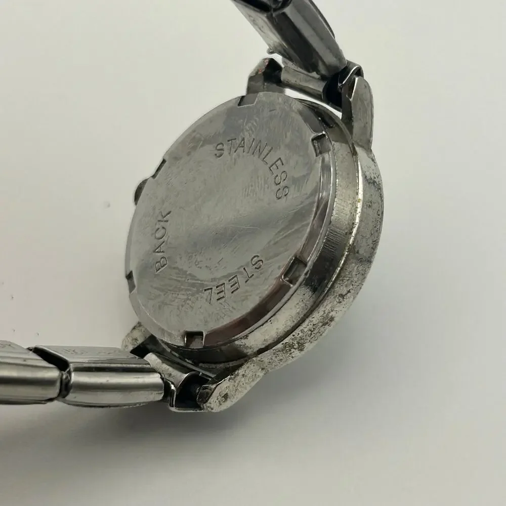 NASCAR Collectible Watch Silver-tone Women’s Watch Working New Battery
